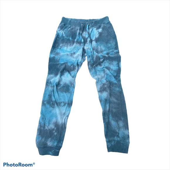 Blue watercolor joggers - Picture 2 of 3